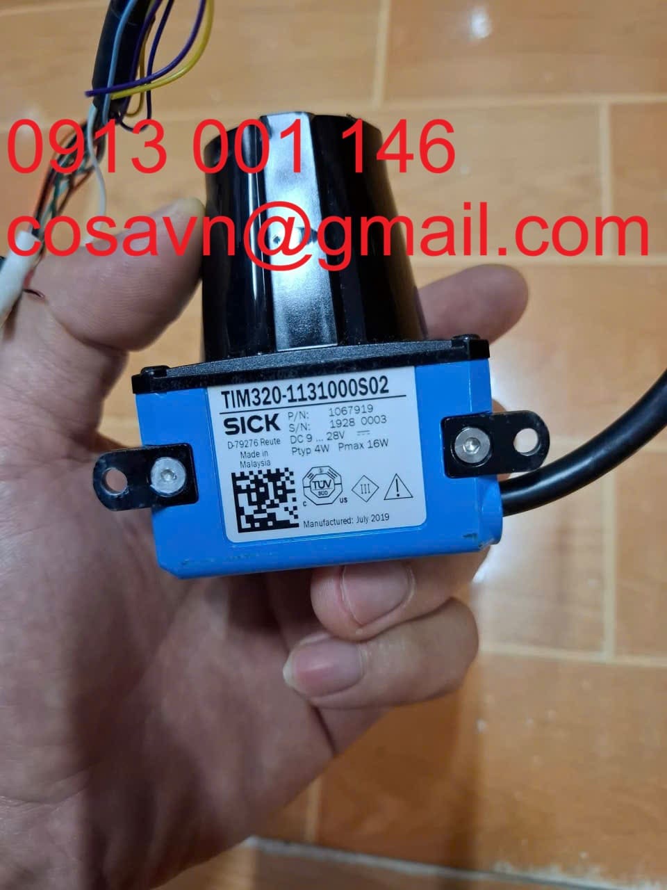 Cảm biến LiDAR 2D SICK TIM320-1131000S02 TIM320-1131000S02